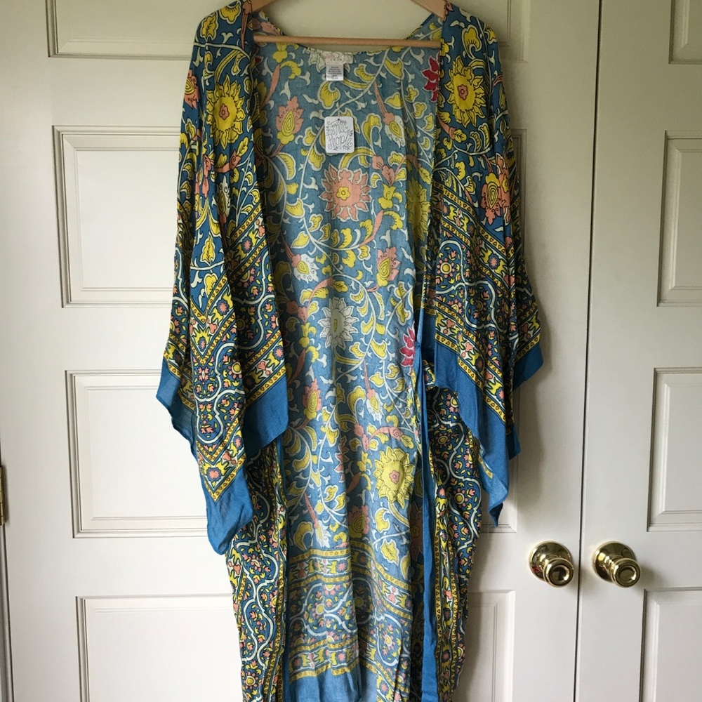 Free People Floral Duster // Cover up NWT